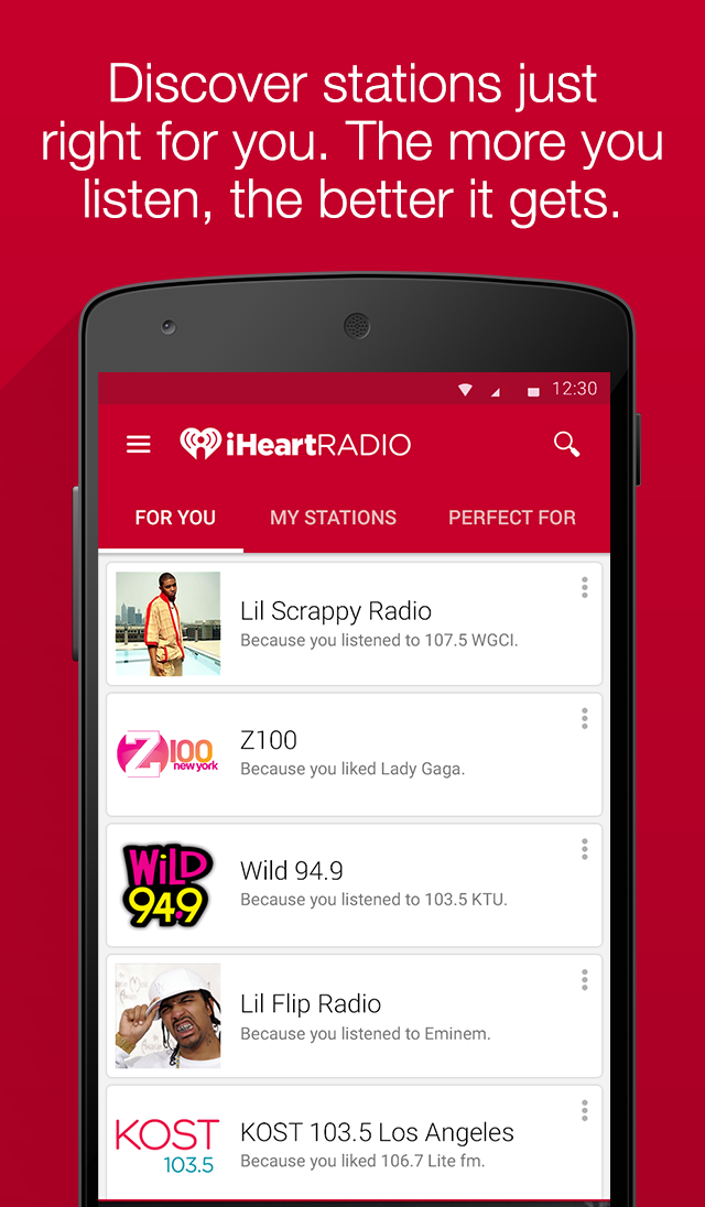 iHeartRadio for Android